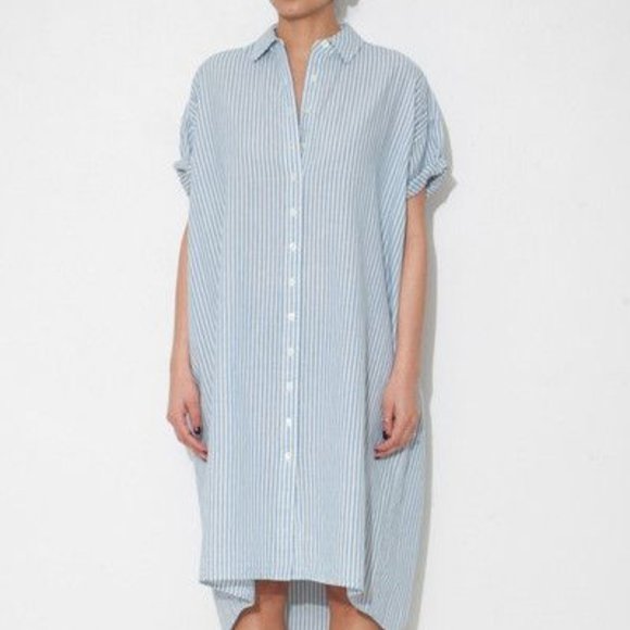 ✨ SOLD ✨ THE GREAT Camper Shirt Dress - Picture 1 of 5